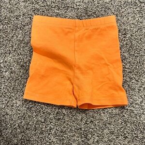 Primary Orange Casual Shorts